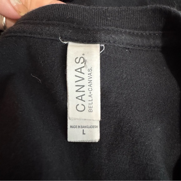 Bella Canvas Men’s Papa Bear Black Cotton Short Sleeve T-Shirt - Picture 5 of 6